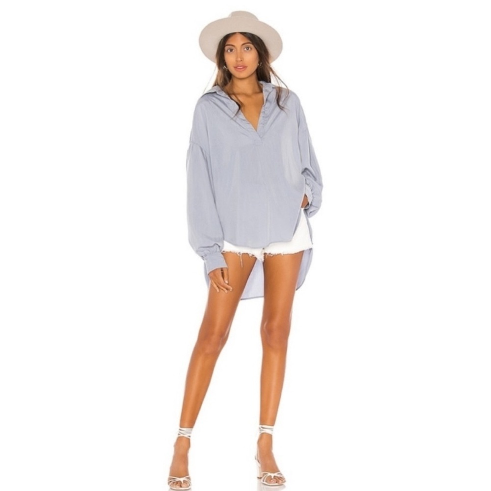 We The Free Free People Love Until Tomorrow Oversized Long Sleeve Top
